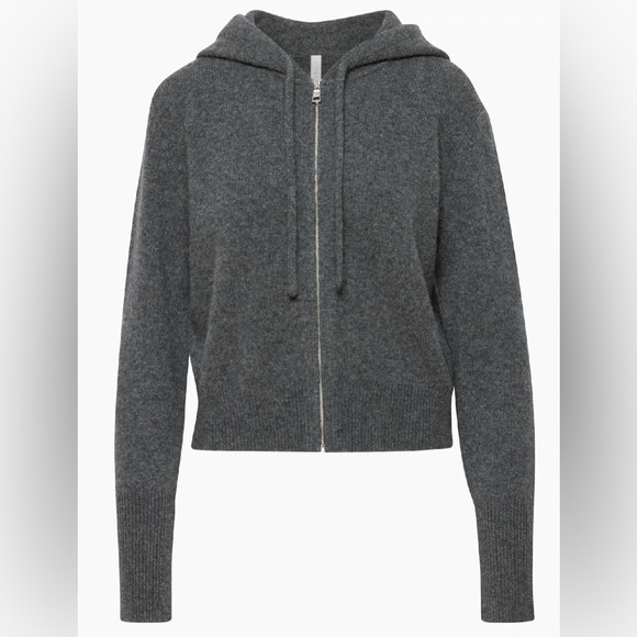 Luxe Cashmere Hooded Zip-Front Women's - Picture 7 of 14